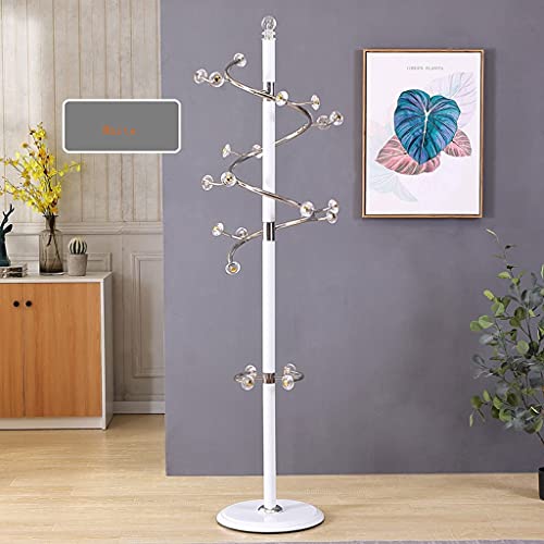 White Double Ball 4.5cm Stainless Steel Coat Rack L673