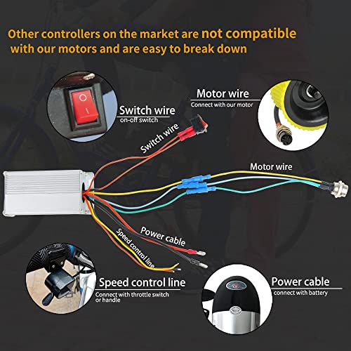 250W Brushless Motor Electric Bike Conversion Kit U73657