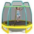7FT Kids Trampoline with Safety Enclosure Net E270