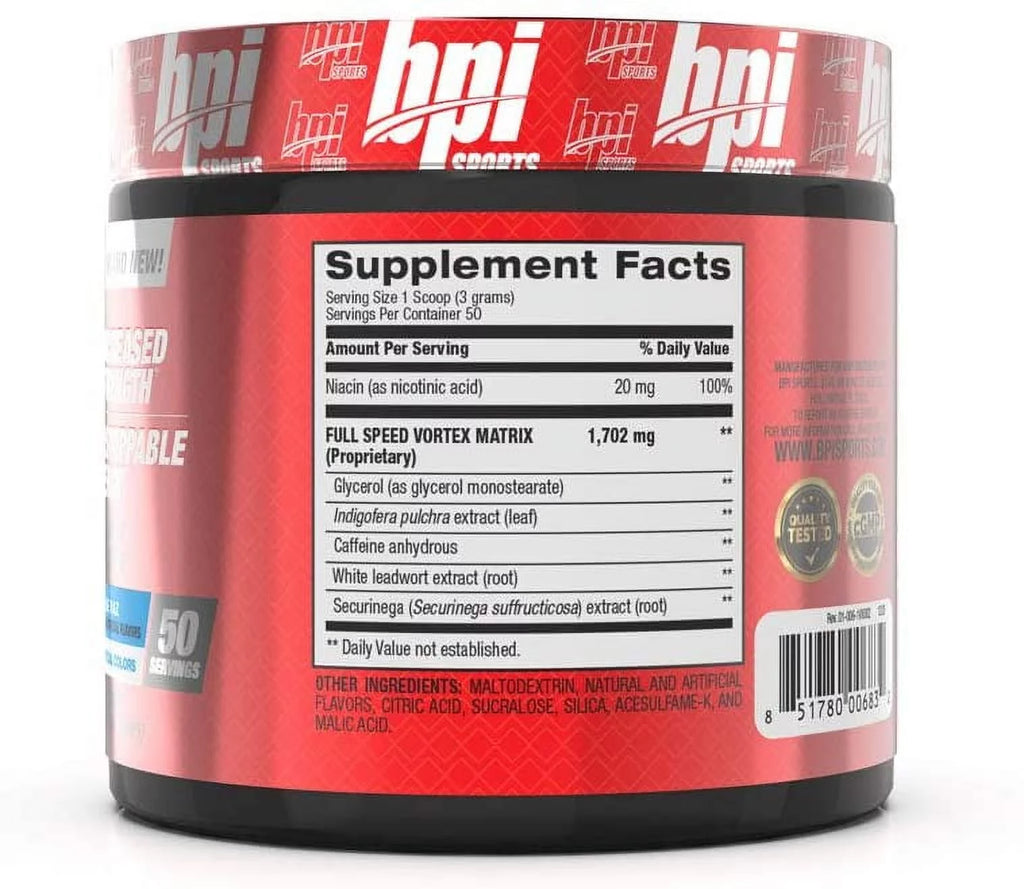 50 Servings Pre-Workout Powder W61218