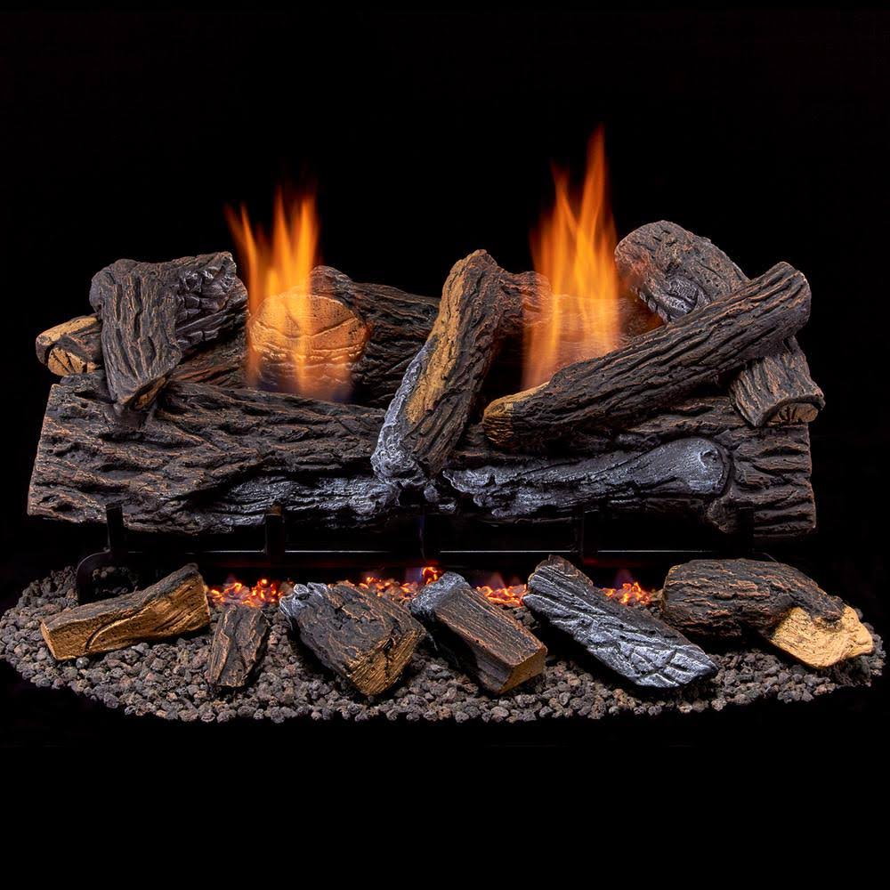 30 in. Dual Fuel Gas Log Set with Remote Control C4525