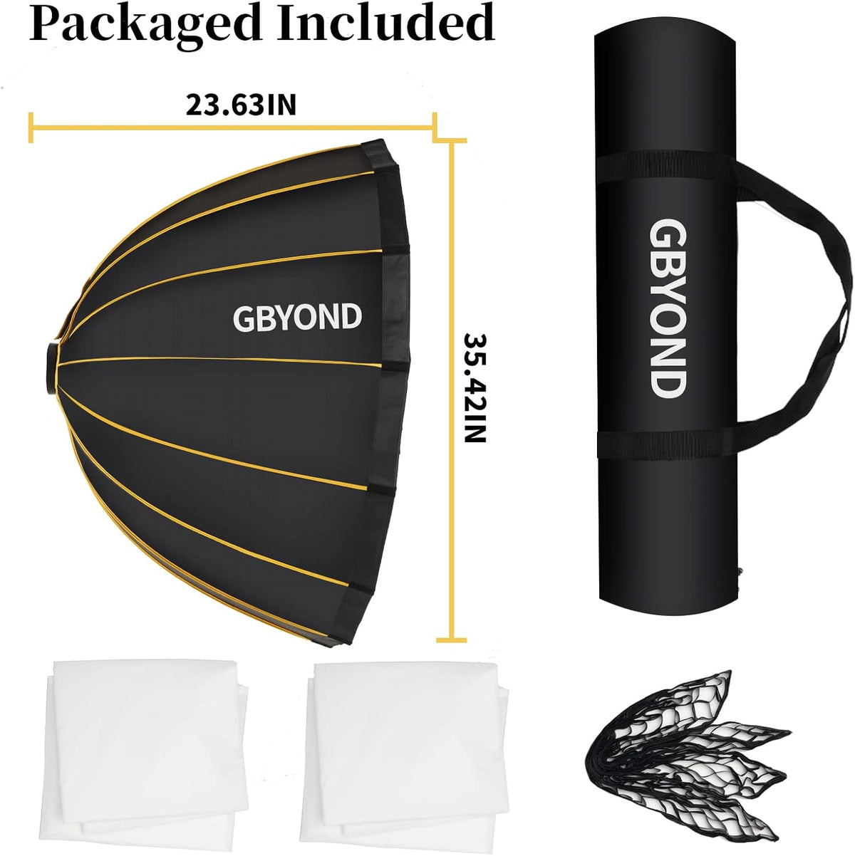 35inch/90cm Parabolic Softbox with Bowens Mount C887283