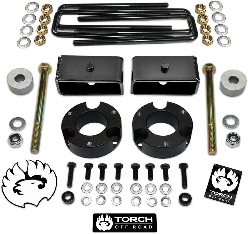 3" Front 2" Rear Leveling Lift Kit for 1995-2004 Toyota Tacoma 4WD With Differential Drop T939