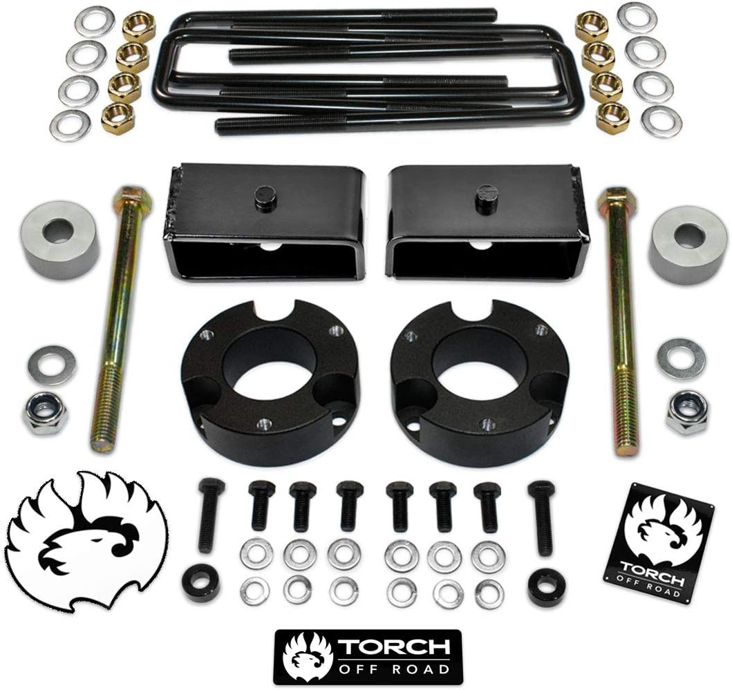 3" Front 2" Rear Leveling Lift Kit for 1995-2004 Toyota Tacoma 4WD With Differential Drop T939