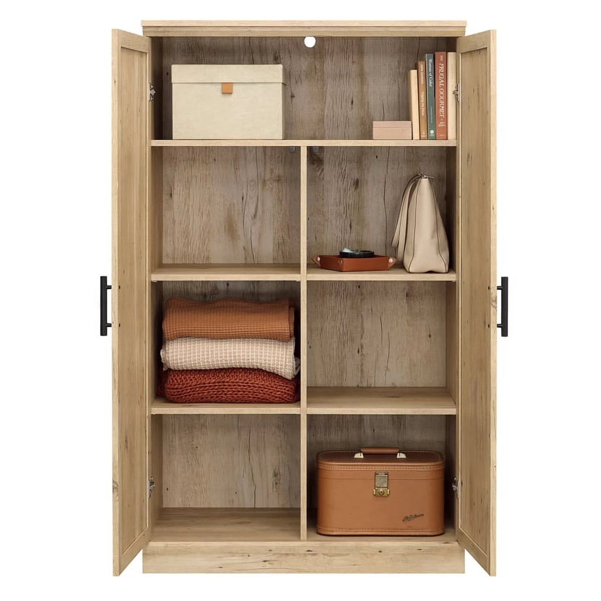 Engineered Wood Storage Cabinet in Prime Oak A1612