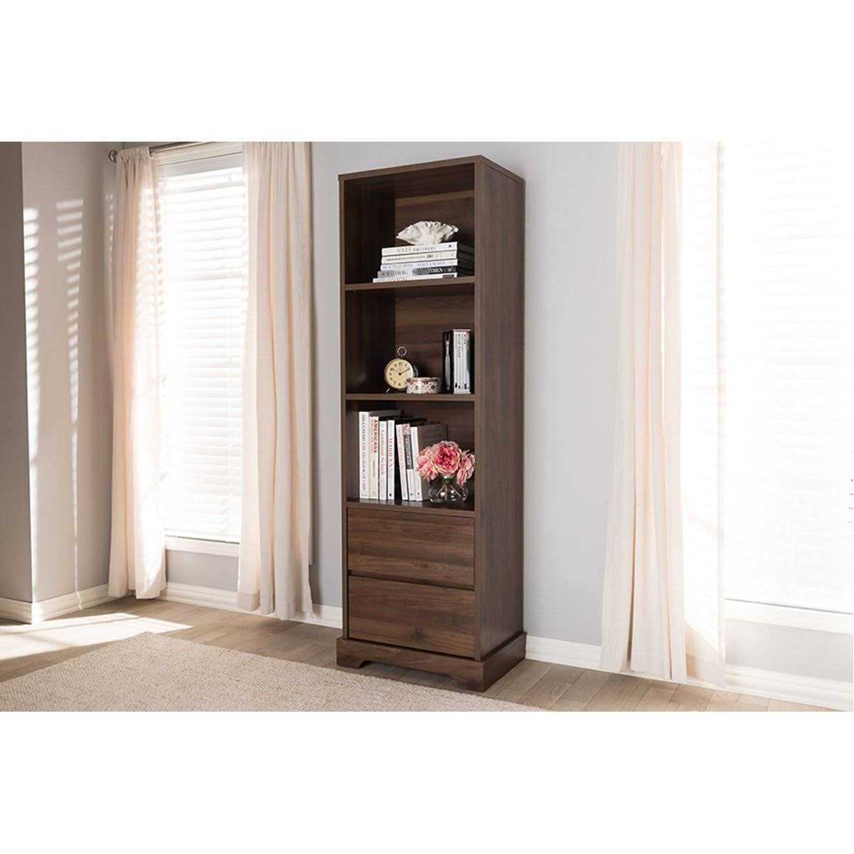 3-Shelf Brown Bookcase U942585