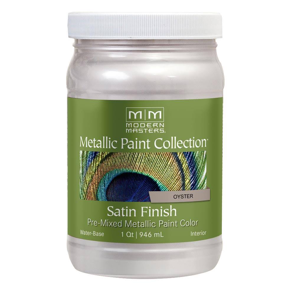 Satin Oyster Metallic Paint 32 oz. 4 Pack X37255