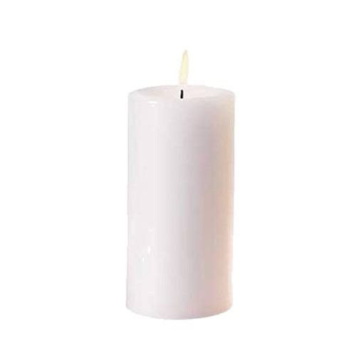 White Wax Pillar Candle - 12/Case Y60140