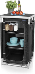 Travel Camping Cupboard with 4 Adjustable Feet and 3 Layers T92181