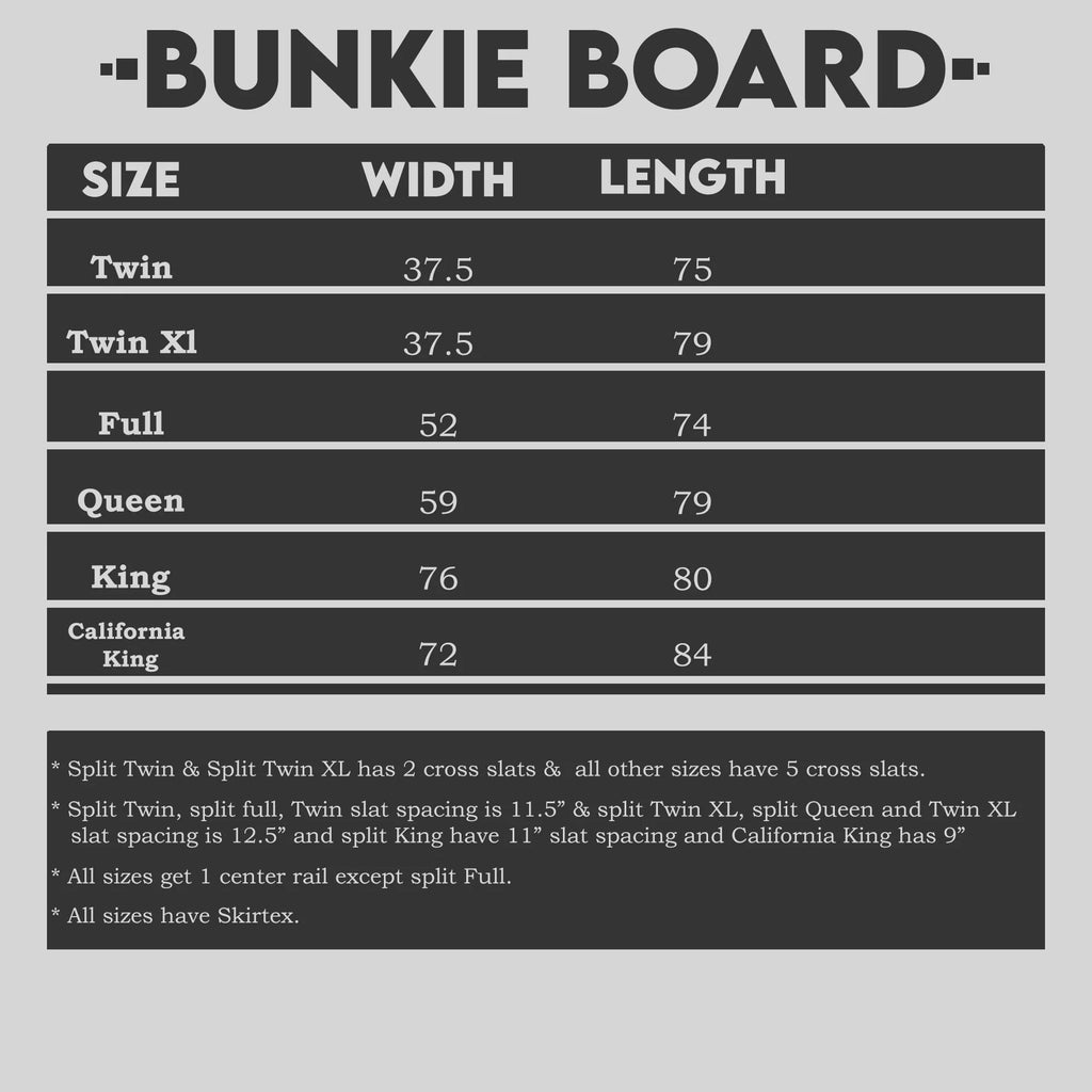 Queen Wood Bunkie Board R2747