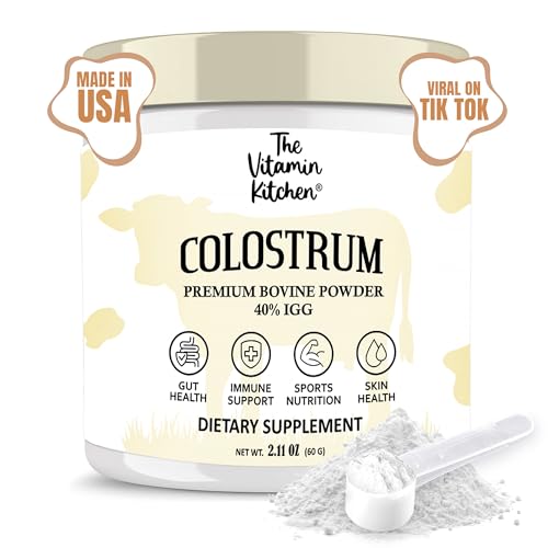 Bovine Colostrum Powder Supplement 40% IgG Unflavored P258117