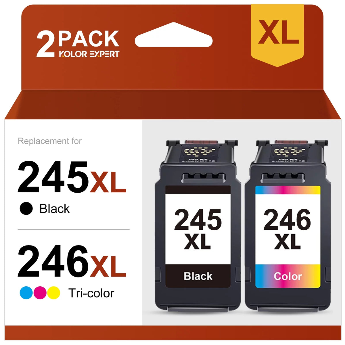 245XL Black Tri-Color Ink Cartridge Y48827