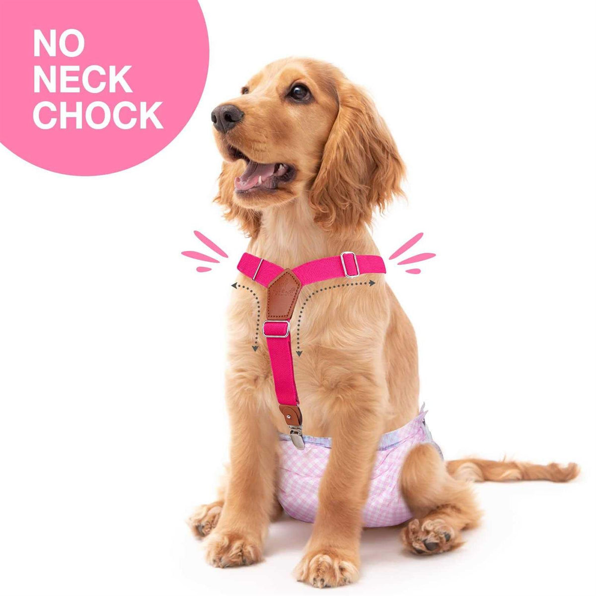 2 Pieces Dog Diaper Suspenders O163