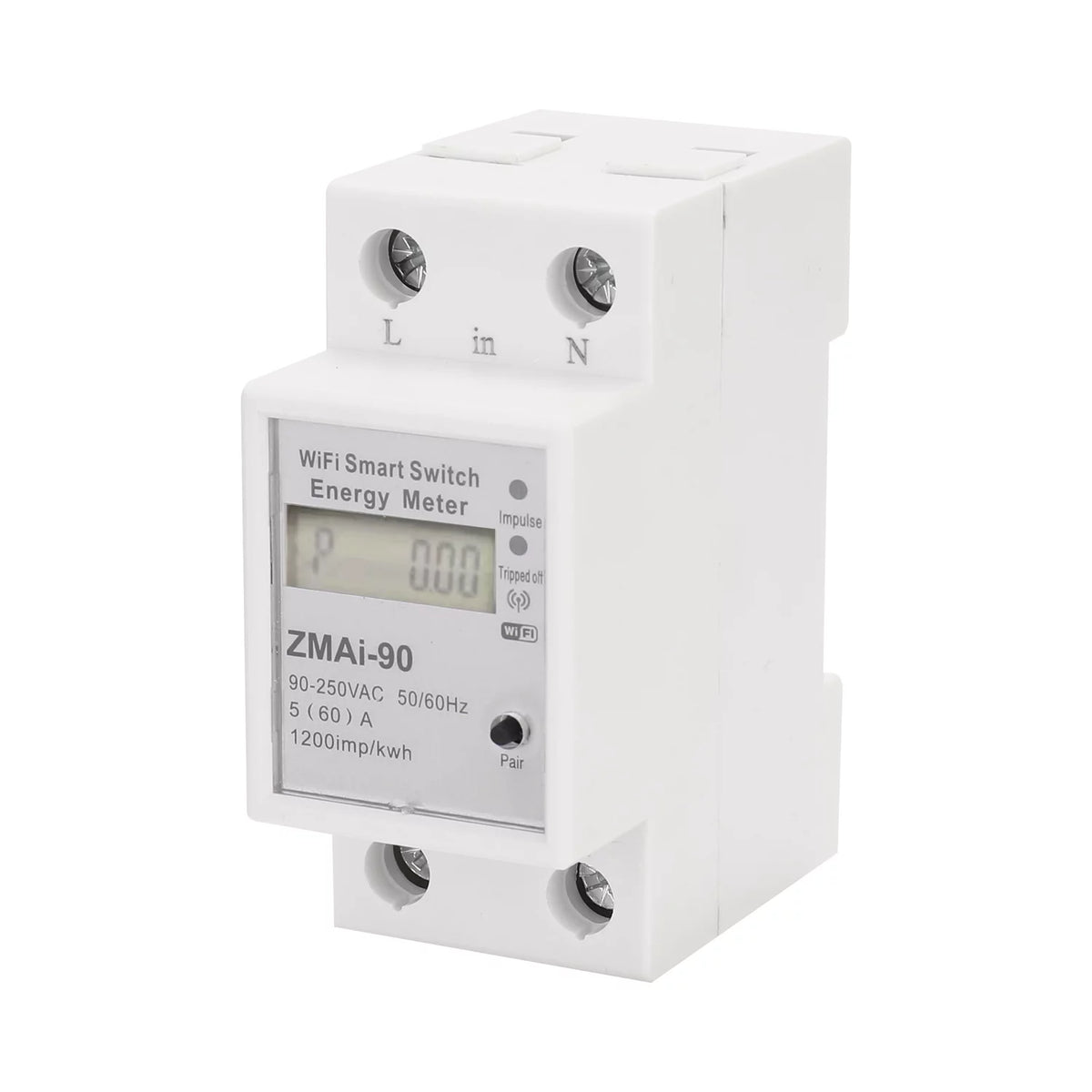Single-Phase Din Rail Wifi Energy Meter C3409