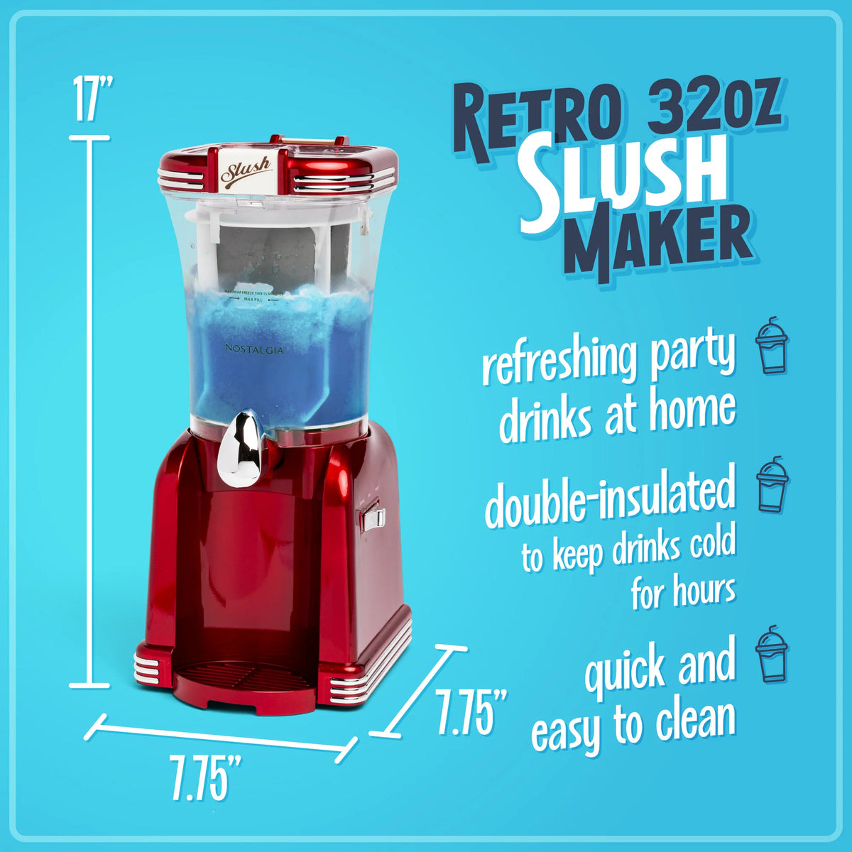 32-Ounce Retro Slush Drink Maker N339