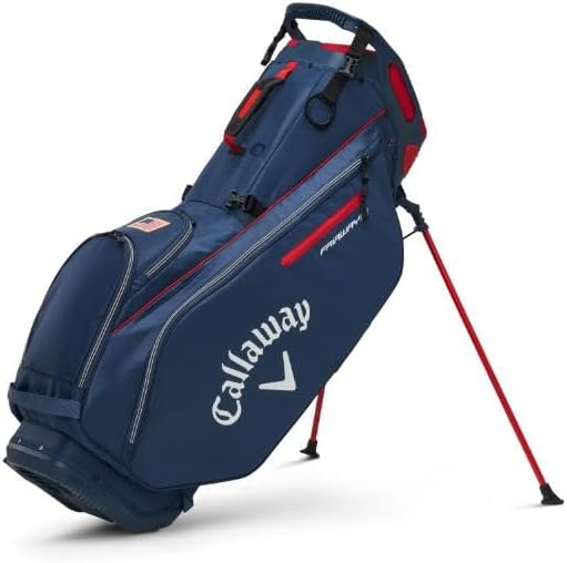 Navy Red Large Stand Bag H428