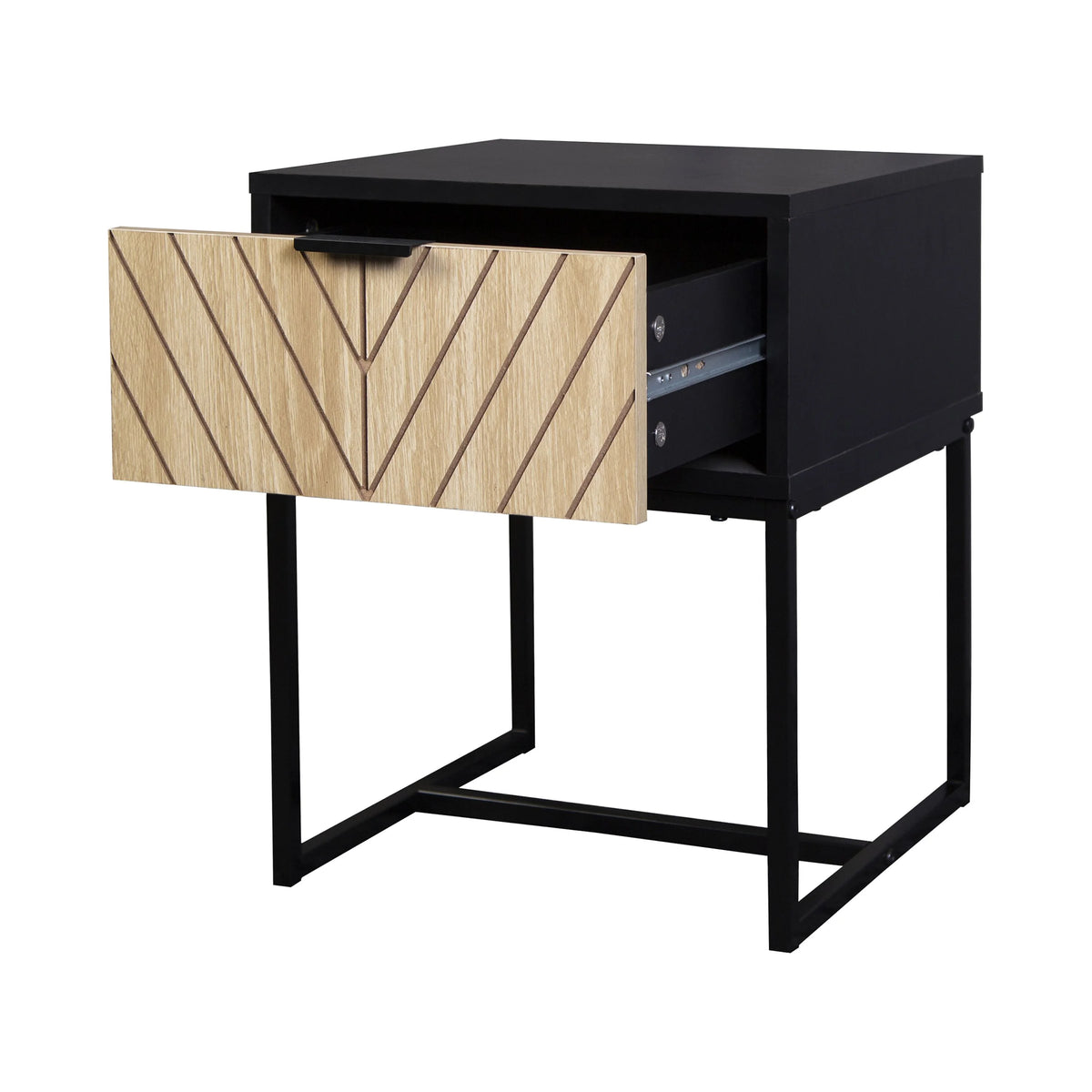 Coastal Modern Console Table with Wood Drawer U576