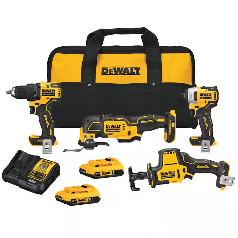 20V MAX Cordless Brushless 4 Tool Combo Kit V643201