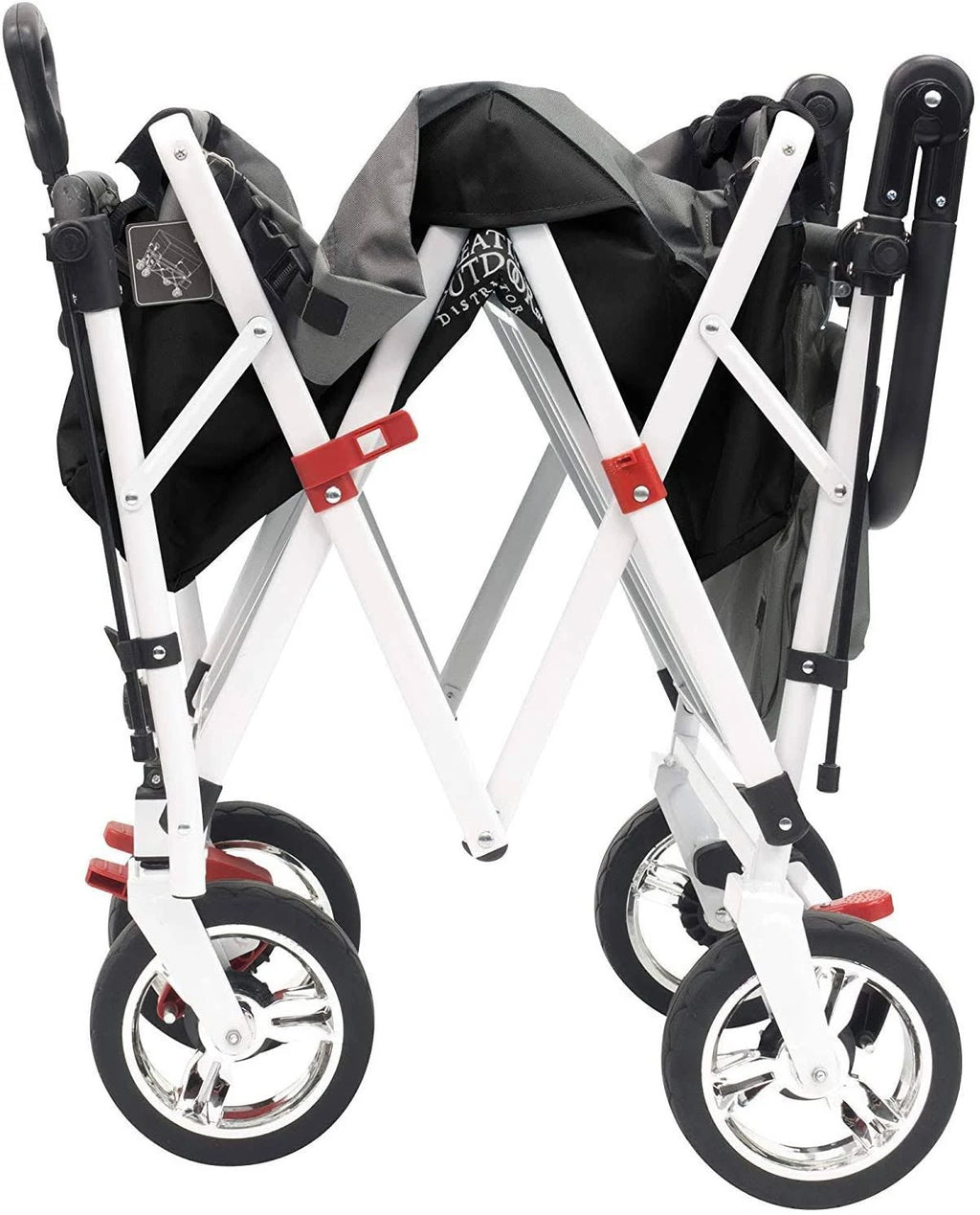 Black/Gray Folding Wagon with Canopy G165