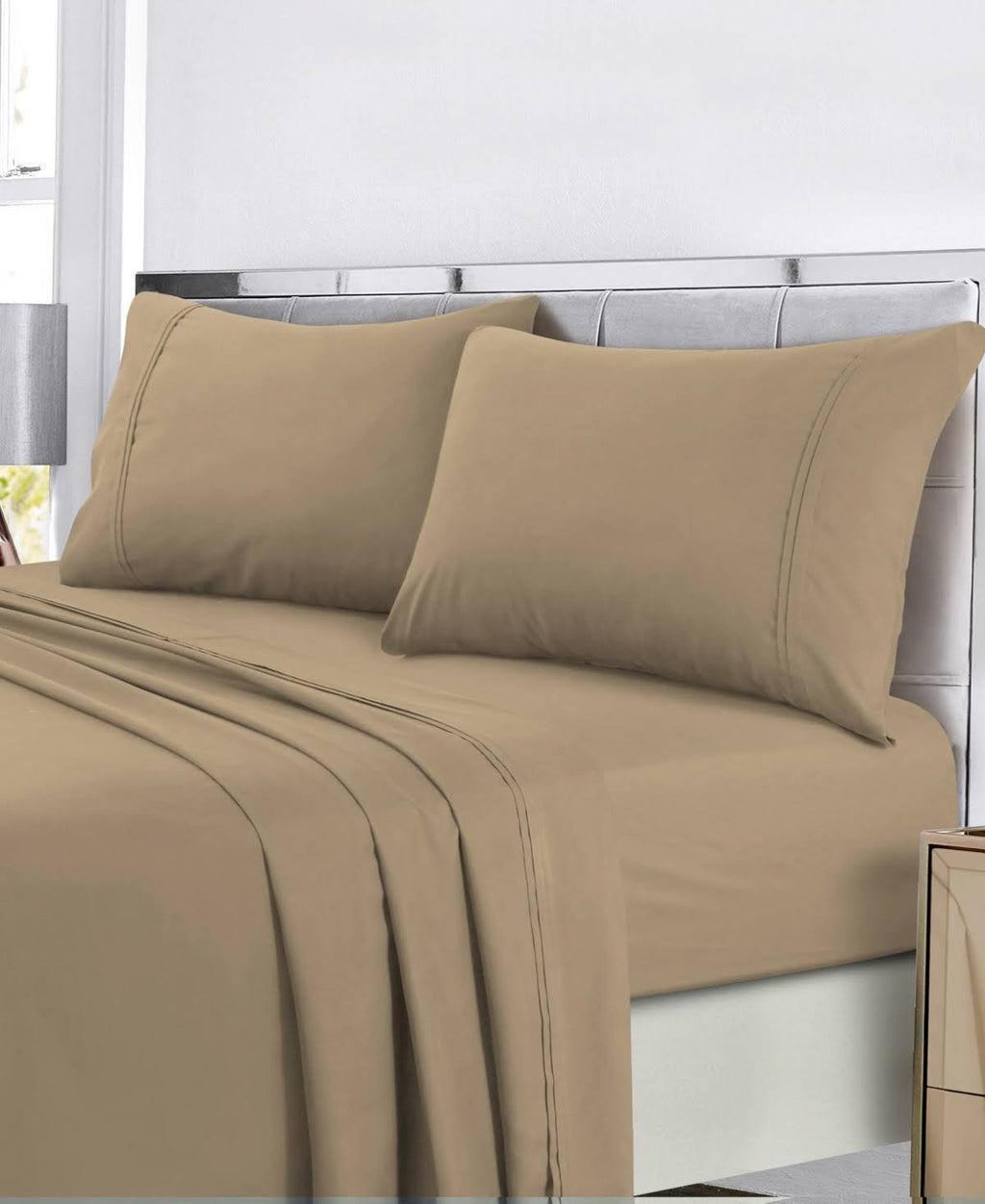 White California King Extra Deep Pocket Sheet Set A794510