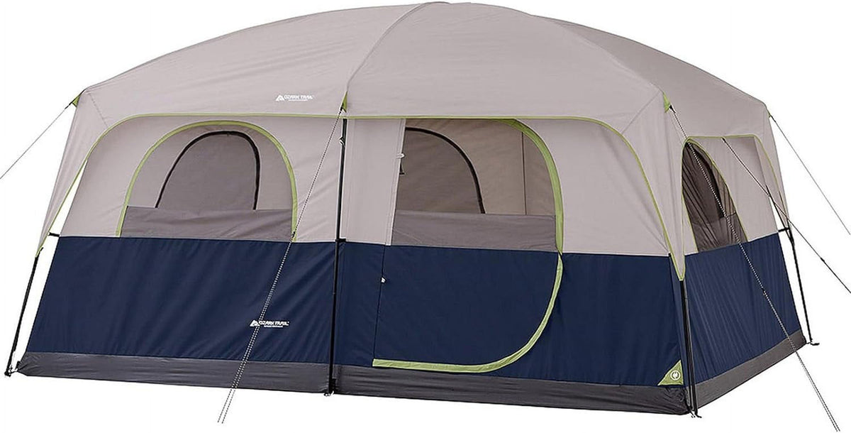 10-Person 2 Room Cabin Tent Waterproof A120