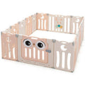 Pink Baby Activity Center Play Yard with Lock Door J714