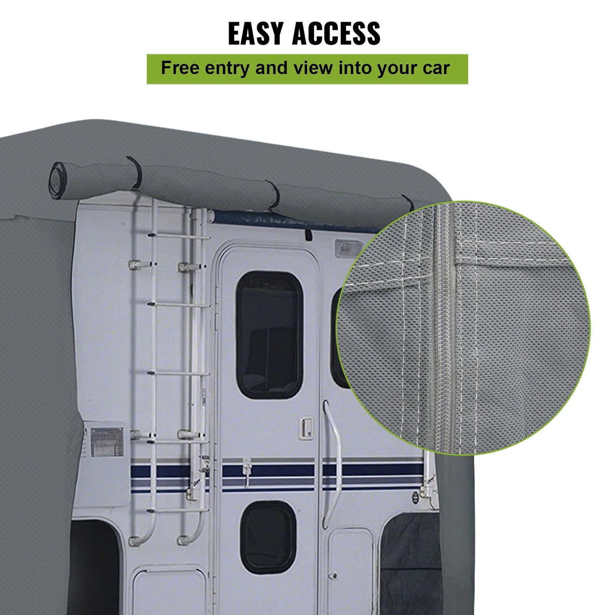 8'-10' Waterproof Anti-UV Non-Woven Fabric RV Cover Z405