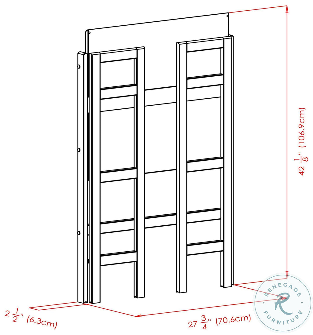 3-Pc Folding Bookcase with Fabric Basket M359