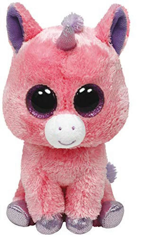 Pink Unicorn Beanie Boos 6 inch T1469