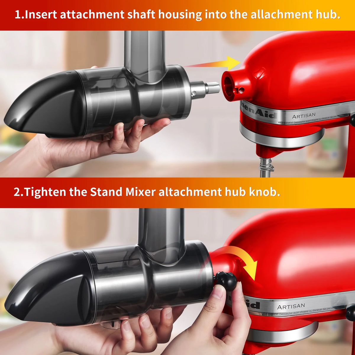 Black Citrus Juicer Attachment for Stand Mixers Z2363