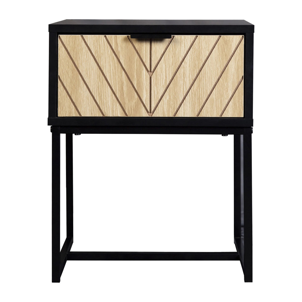 Coastal Modern Console Table with Wood Drawer U576