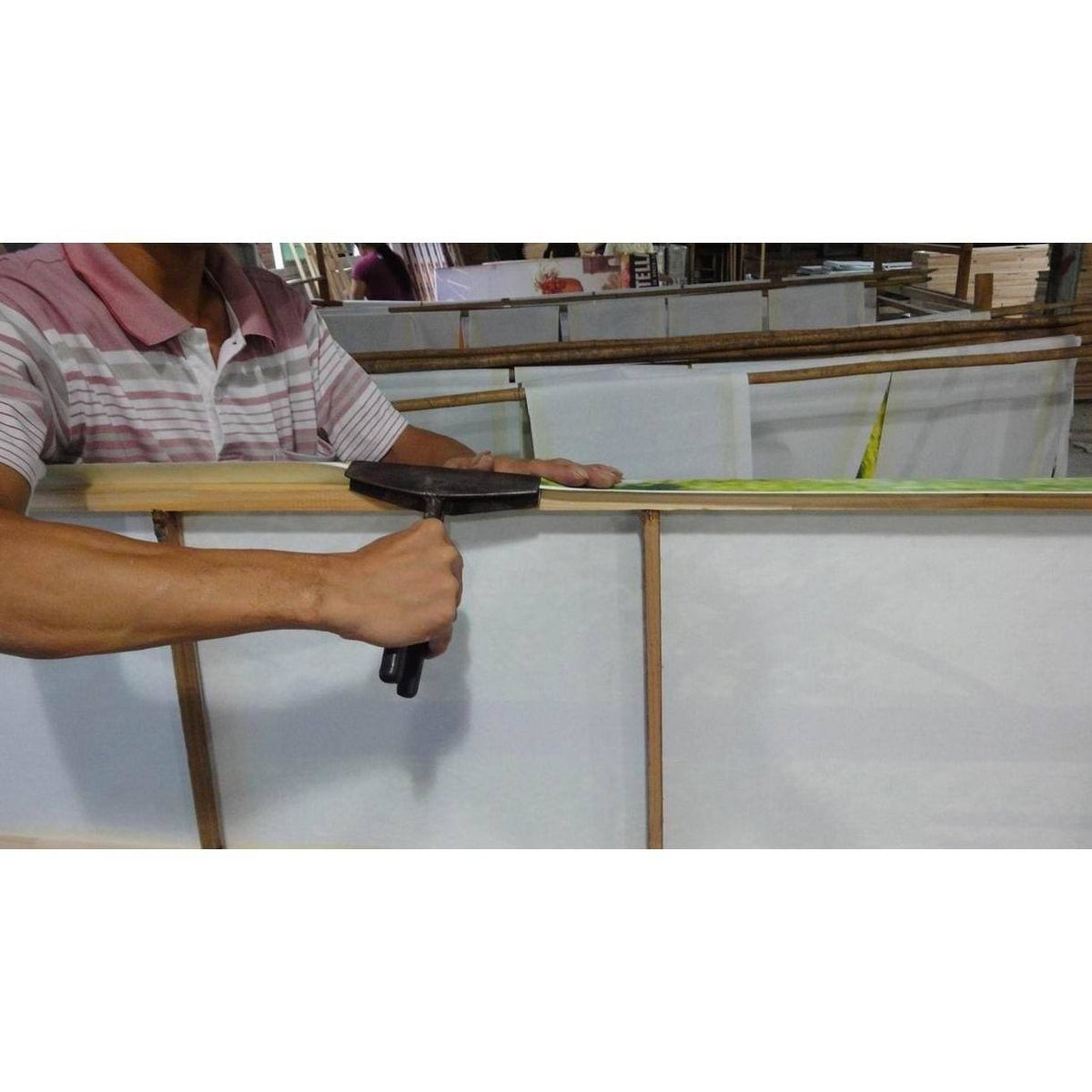 Golden Double Sided Room Divider Y108345
