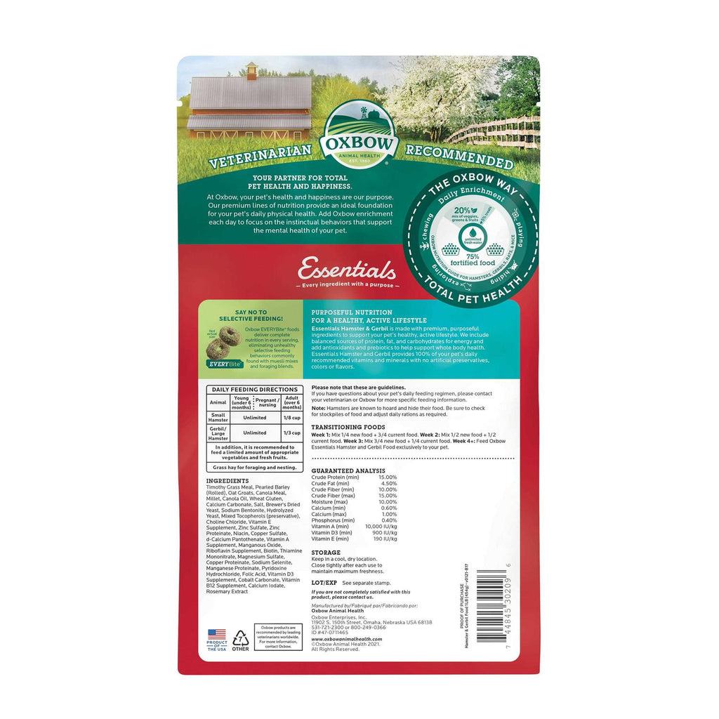 Hamster/Gerbil Food H223