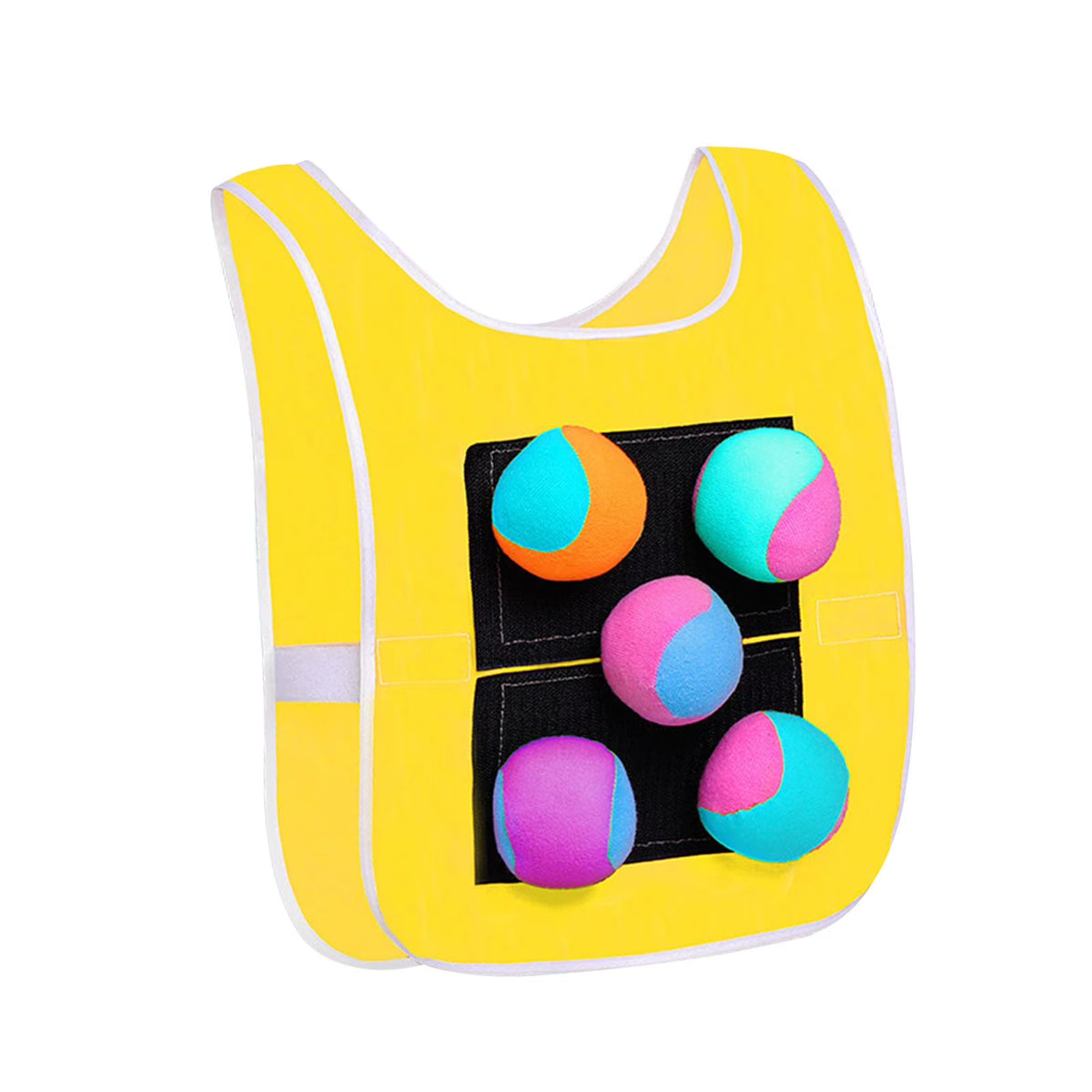 Yellow Sticky Ball Dodgeball Game with Vest E114