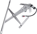 Front Left Driver Side Power Window Regulator with Motor for 1997-2001 Honda CR-V (4 Pins Plug) Pack of 2 J3880