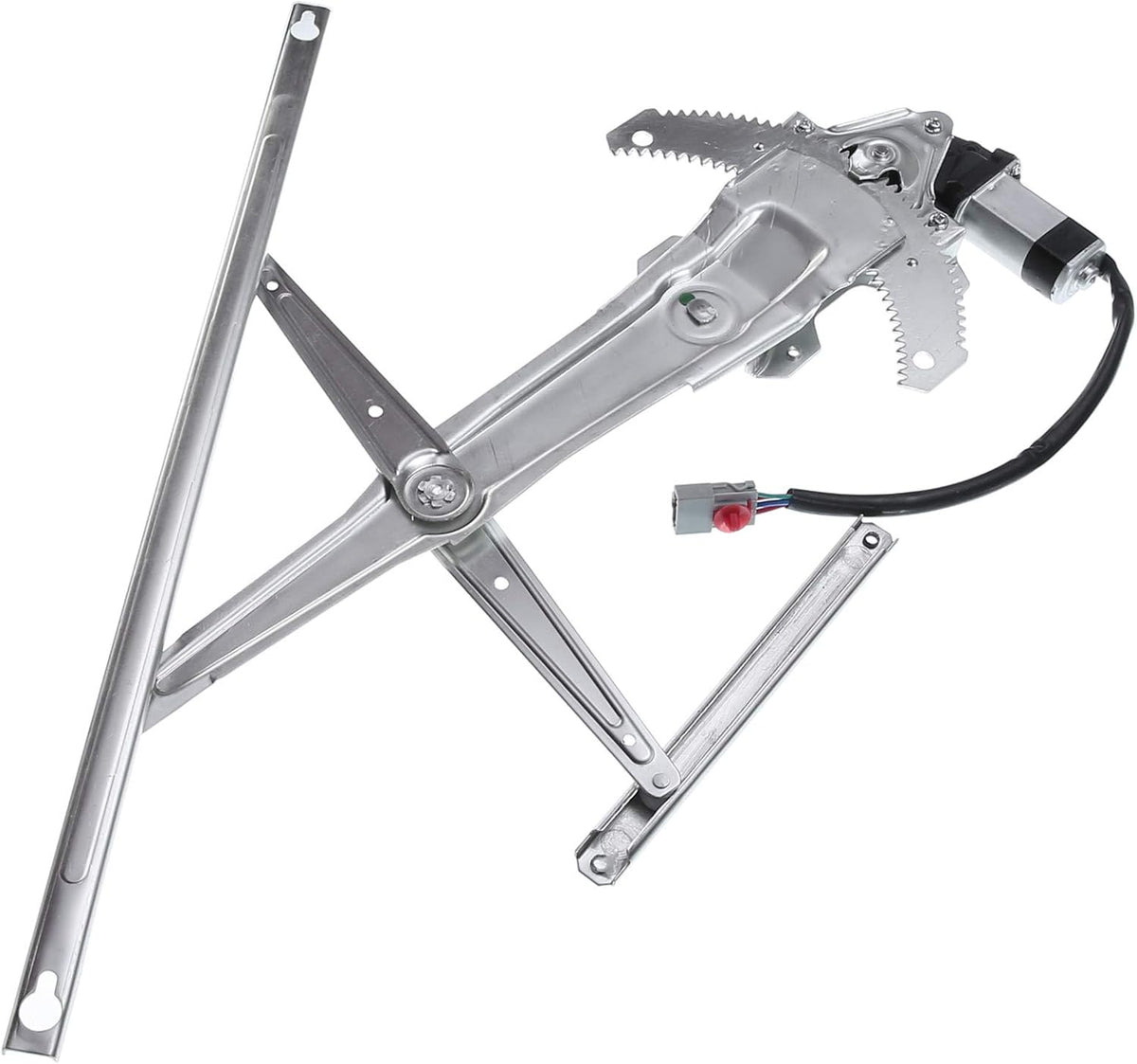Front Left Driver Side Power Window Regulator with Motor for 1997-2001 Honda CR-V (4 Pins Plug) Pack of 2 J3880