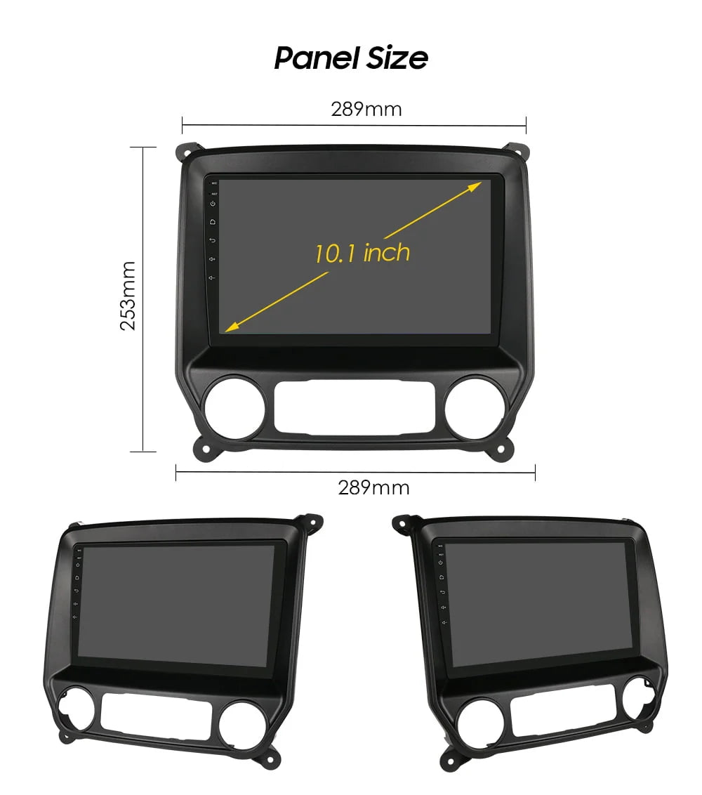 10.1 Touch Screen Android 12 Carplay 32GB Bluetooth GPS Car Stereo Radio W68543