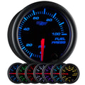 Black 100 PSI Fuel Pressure Gauge Kit with Electronic Sensor G538