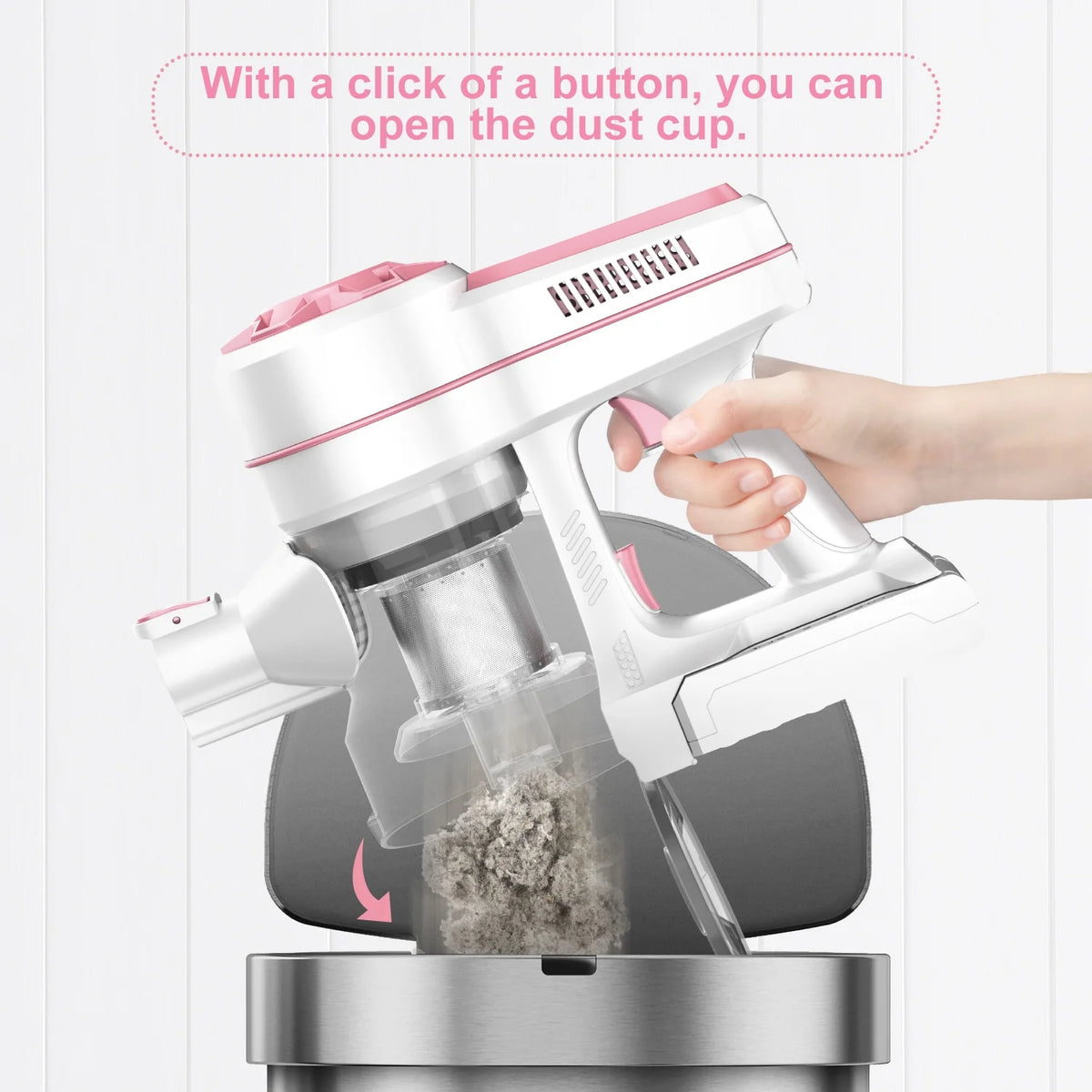 Cordless Stick Vacuum Cleaner with 2200mAh Lithium Batteries H74177