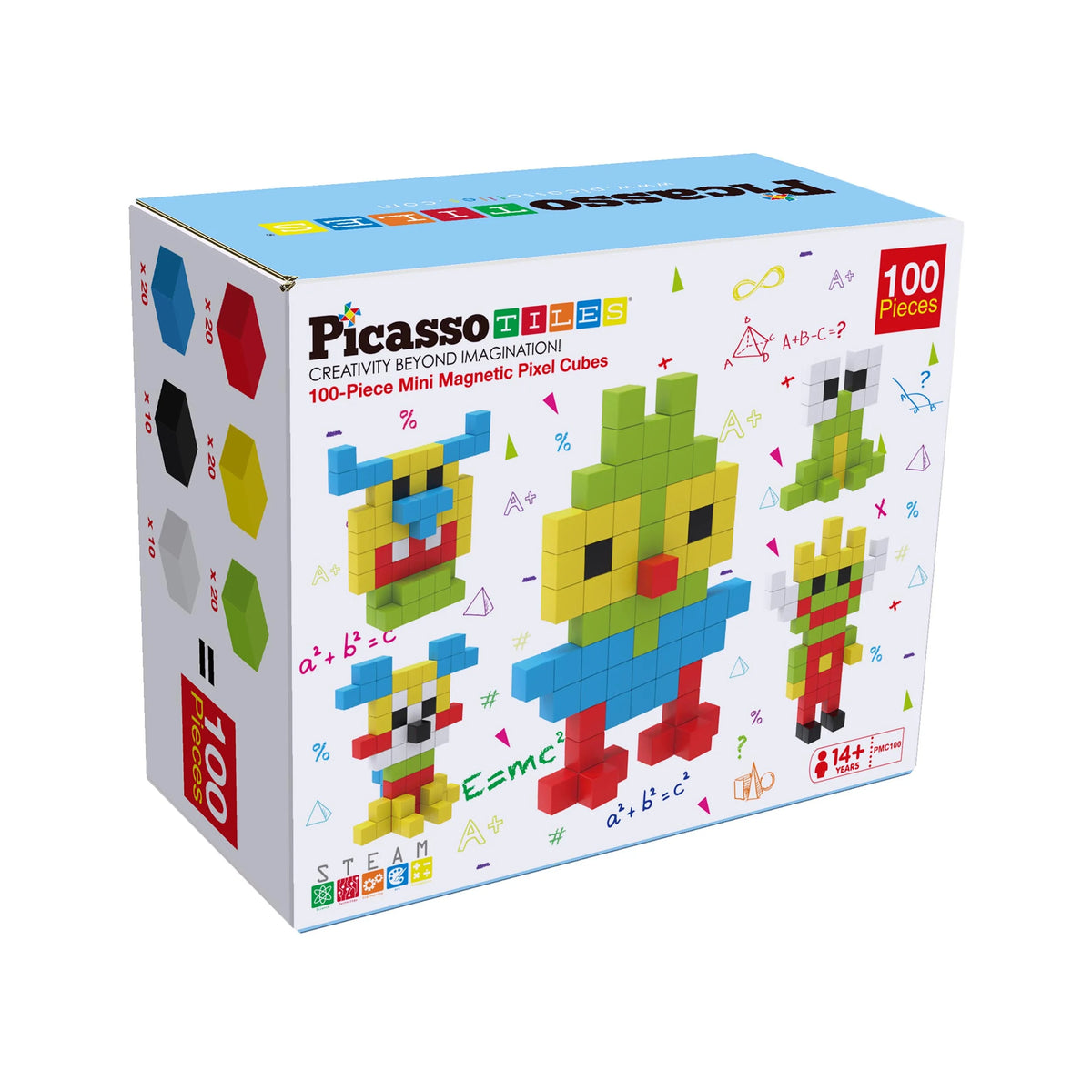 100 Piece Magnetic Cube Puzzle Toy Kit W66523