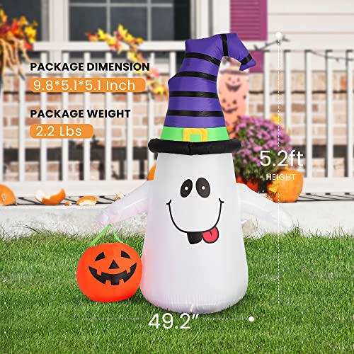 8FT Inflatable Yard Decor with Built-in LED Light W40721