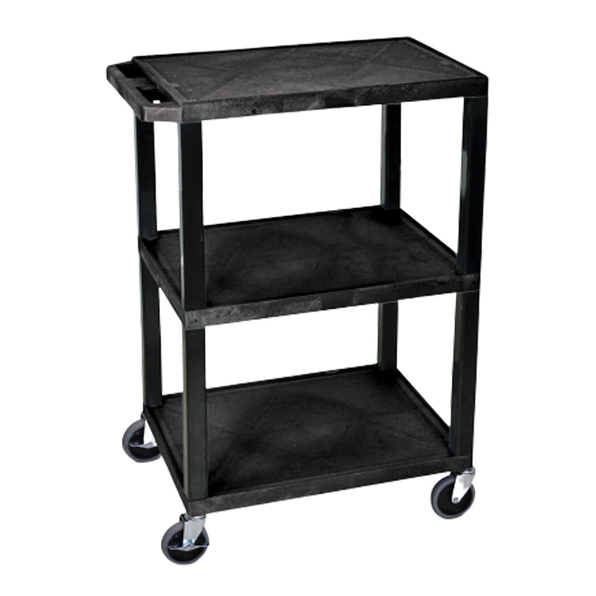 3 Shelves Utility Cart Black O25996