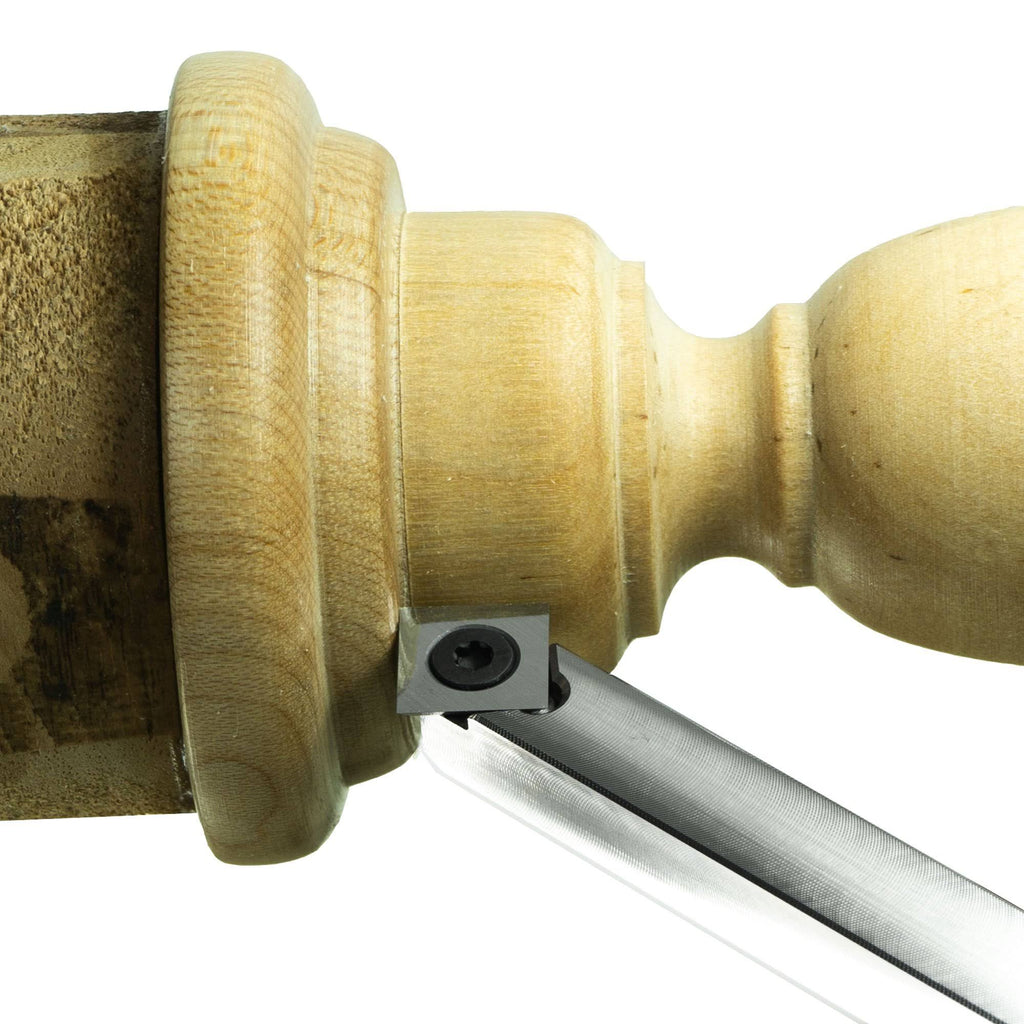 5 Carbide Woodturning Tools with Interchangeable Lathe Tool Handle, 2 inch Radius J796325