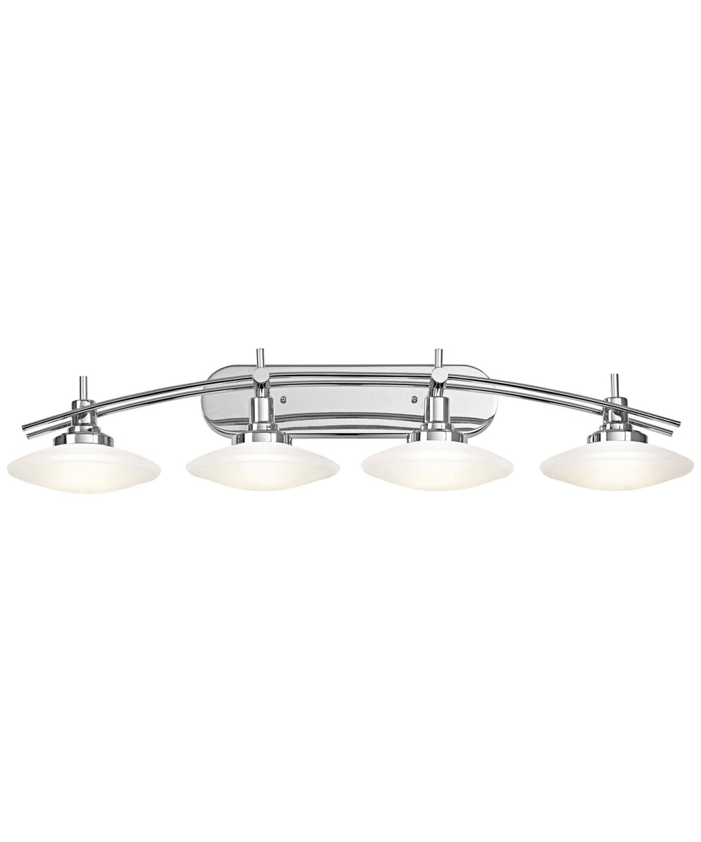 Four Light Chrome Bath T4446