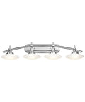 Four Light Chrome Bath T4446