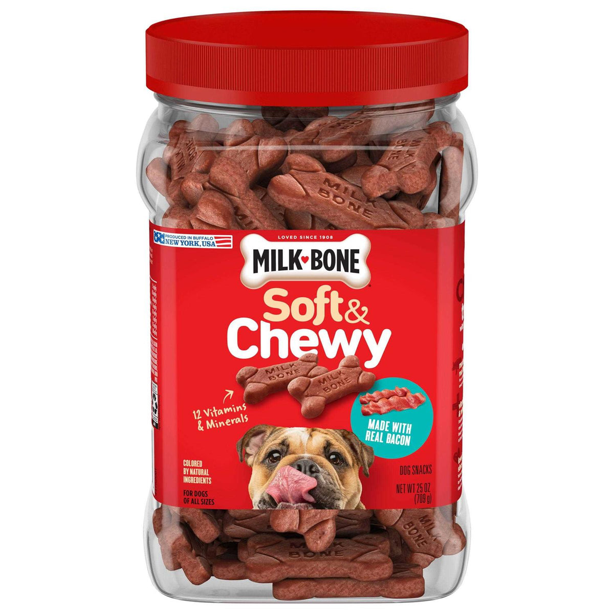Soft Chewy Bacon Dog B129860