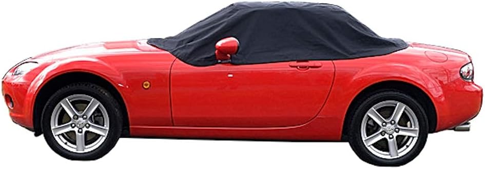Custom-fit Soft Top Roof Protector Half Cover (Black) Z272421