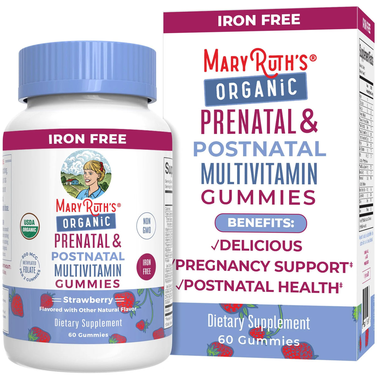 USDA Organic Prenatal Gummies 30 Servings F958942