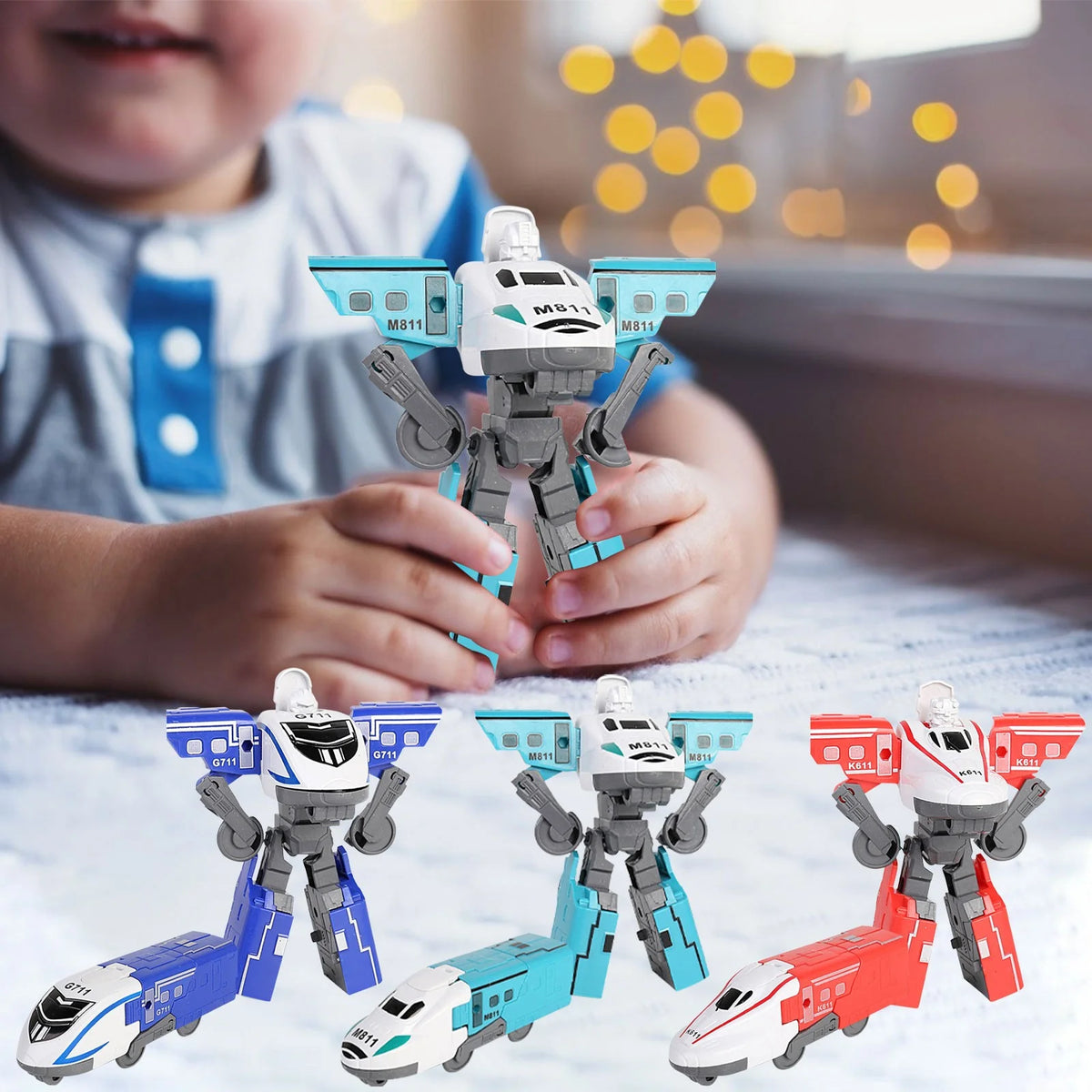 3 in 1 Deformation Car Robot Action Figure Toy T5747