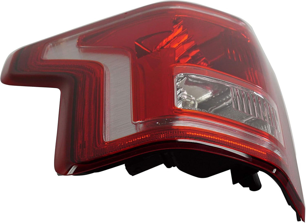 Tail Light Assembly Clear Red Lens Driver Side O643